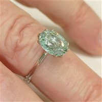 Anello Vidali Gioielli Donna in Oro bianco Topazio ANOR-55-34 - ANOR-55-34